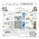Packaging of 'Baby Boy Universe' craft paper set by Craft O'Clock with teddy bear designs.