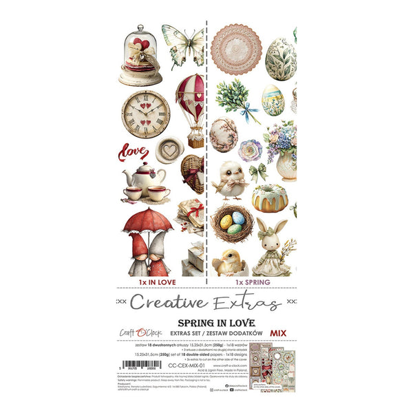 Craft O'Clock Creative Extras Set Mix - Spring in Love