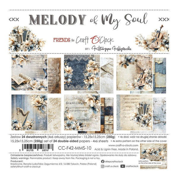 Craft O'Clock Melody of My Soul 6"×6" Paper Set