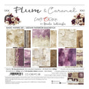 Craft O'Clock Plum & Caramel 8"×8" Basic Papers Set