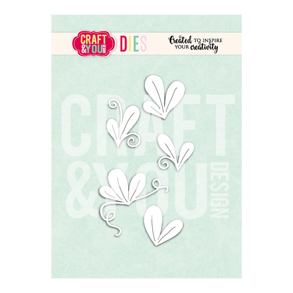 White floral cutouts on a light green background with 'Craft & You' branding.