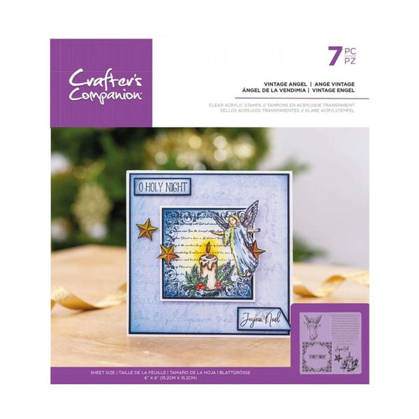 Crafters Companion product packaging with a Christmas-themed design on a white background