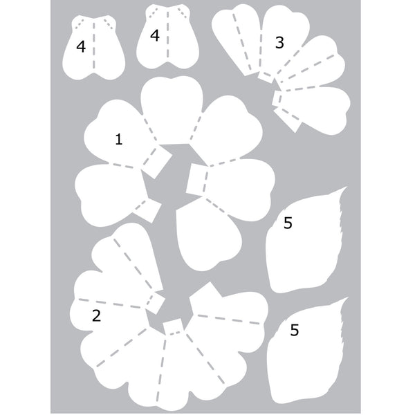 Crafter‚Äôs Companion Midnight Floral Template - 3D Pop Up Rose