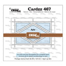 Crea-Relies Cardzz 467 die set with detailed design on a white background