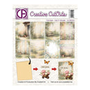 Packaging of Creative Cut Outs with scenic images and butterflies on a white background