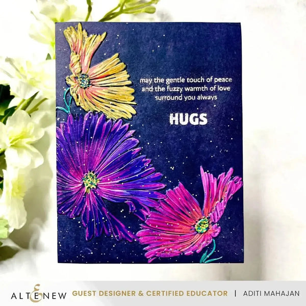 Altenew Cupcake Cosmos Botanical 3D Embossing Folder*