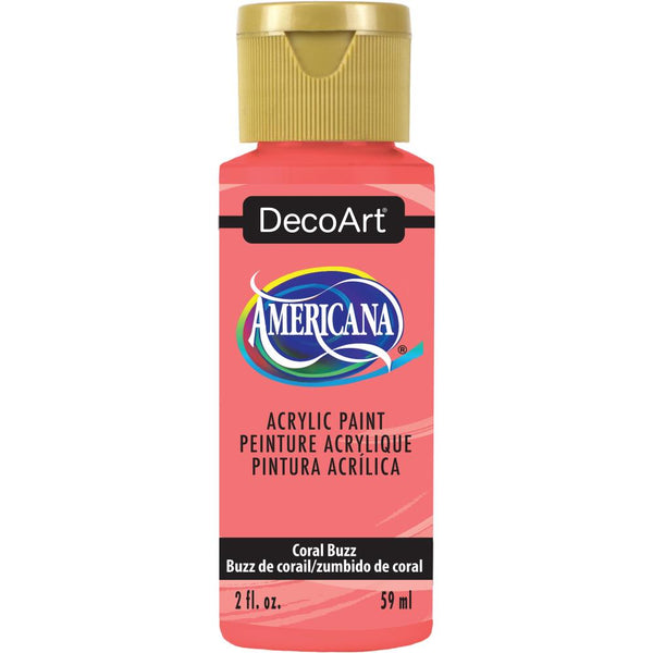 DecoArt Americana Acrylic Paint 2oz - Coral Buzz