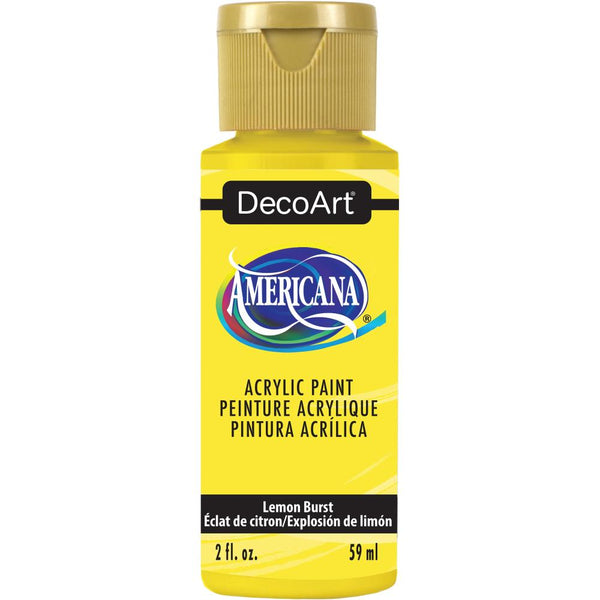 DecoArt Americana Acrylic Paint 2oz - Lemon Burst