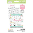 Doodlebug Day To Day Calendar Numbers - Clear Stickers 12 Months*
