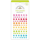 Doodlebug Adhesive Mini Jewels Rainbow Assortment*