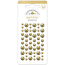 Doodlebug Sprinkles Adhesive Enamel Shapes Gold Assortment, Hello Again*