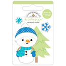 Doodlebug Doodle-Pops 3D Sticker Snow Cute*
