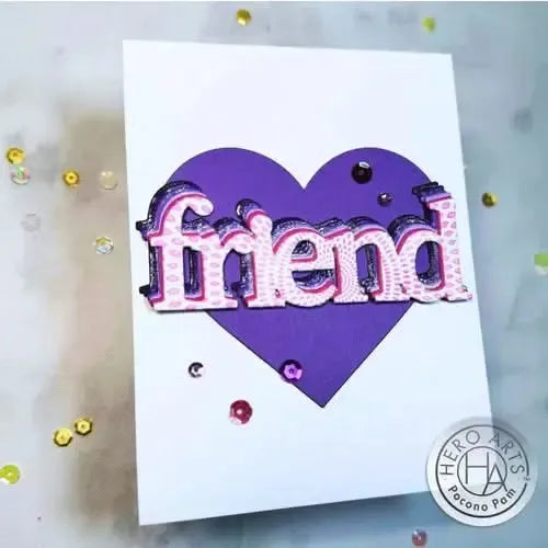 Hero Arts Stamp & Cut Smile Friend XL*