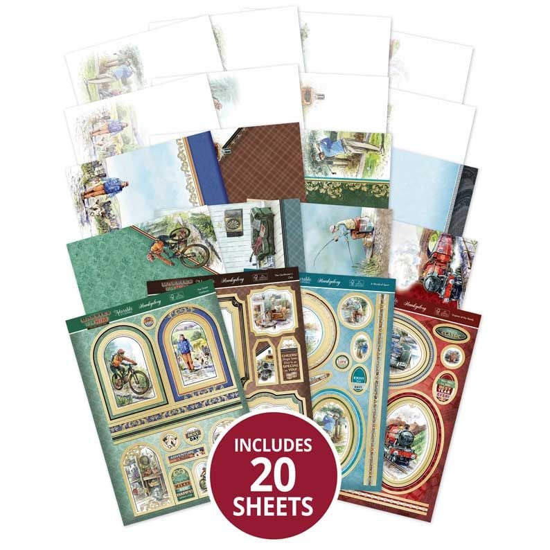 Hunkydory Deluxe A4 Craft Pads - Hobbies for Him