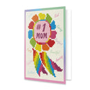 Diamond Dotz Diamond Facet Art Greeting Card Kit - Number 1 Mom