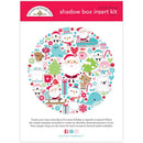 Doodlebug Design Shadow Box Insert Kit - Let It Snow*