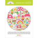 Doodlebug Design Shadow Box Insert Kit - Over The Rainbow*