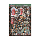Hunkydory Christmas Jack Russell Terrier & Beagle Decoupage Topper Sheet*
