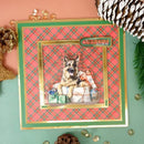 Hunkydory Christmas Rottweiler & German Shepherd Decoupage Topper Sheet*