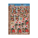 Hunkydory Christmas Yorkshire Terrier & French Bulldog Decoupage Topper Sheet*