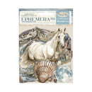 Stamperia Cardstock Ephemera Adhesive Paper Cut Outs - Silent Sea