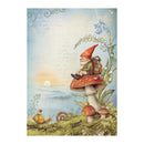 Stamperia Rice Paper Sheet A4 - Hidden Grove - Gnome