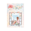 Stamperia Rice Paper Sheet A4 -  Oh La La - Window*
