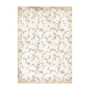 Stamperia Rice Paper Sheet A4 - Lavender - Little Flowers Background*