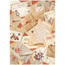 Stamperia Assorted Rice Paper A4 6/Sheets - Gear Up For Christmas