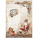 Stamperia Assorted Rice Paper A4 6/Sheets - Gear Up For Christmas