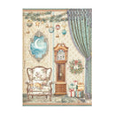 Stamperia Rice Paper Sheet A4 - The Nutcracker - Pendulum Clock And Chair
