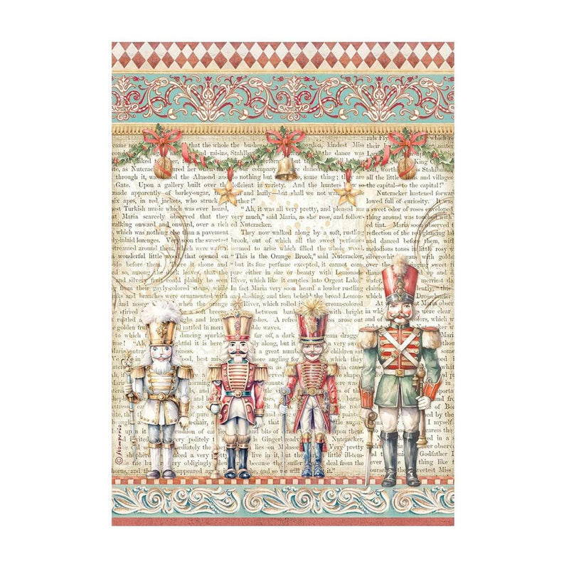 Stamperia Rice Paper Sheet A4 - The Nutcracker - Soldiers