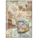 Stamperia Assorted Rice Paper A4 6/Sheets - Art of Travelling