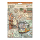 Stamperia Assorted Rice Paper A4 6/Sheets - Art of Travelling