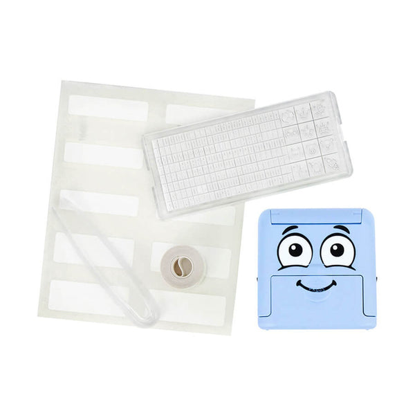 DIY Marky Textile Stamp Set - Blue