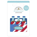 Doodlebug Doodle-Pops 3D Stickers - Soda-Licious, Bar-B-Cute*