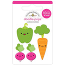 Doodlebug Doodle-Pops 3D Stickers - Looking Radishing*