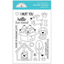 Doodlebug Clear Doodle Stamps Doggone Cute*