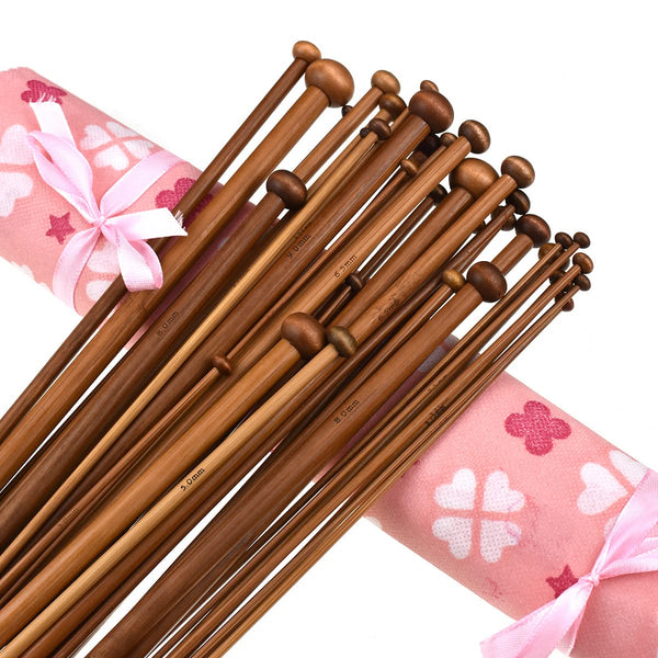 Poppy Crafts Bamboo Knitting Needles Set