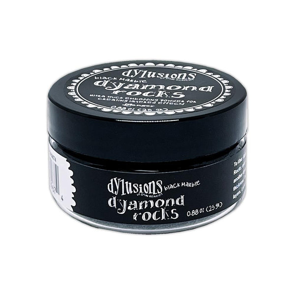 Dyan Reaveley Dylusions Dyamond Rocks - Embossing Powder - Black Marble