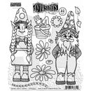 Dyan Reaveley's Dylusions Cling Stamp Collections 8.5"X7" - Gnome Sweet Gnome*