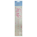 Deja Views Wonderful Words Rub-Ons - Girly