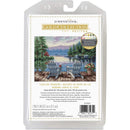 Dimensions Gold Petite Counted Cross Stitch Kit 7"x 5" Lakeside Morning (18 Count)