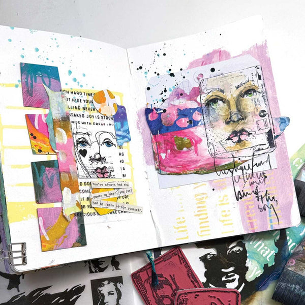 Dina Wakley Media Journal 6"x 9" - Watercolour