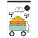 Doodlebug Doodle-Pops 3D Sticker Country Pumpkins, Farmhouse*