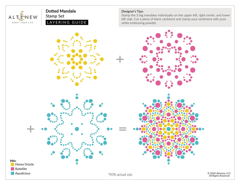 Altenew Dotted Mandala Stamp Set