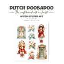 Dutch Doobadoo Merry and Bright A4 Stickers Art - Transparent