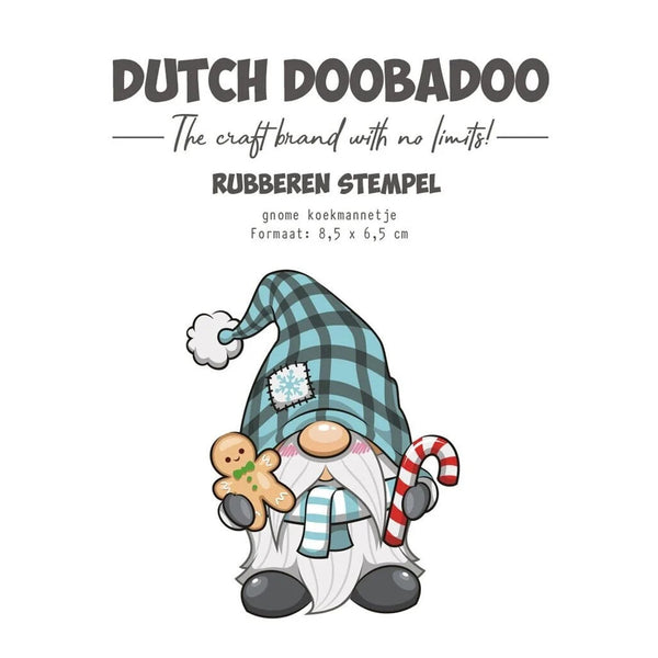 Dutch Doobadoo Rubber Stamp - Gnome Koekmannetje