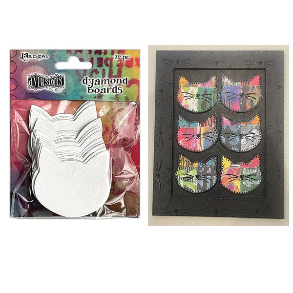 Dyan Reaveley Dylusions Dyamond Boards - Cats