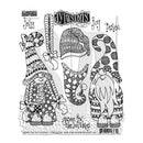 Dyan Reaveley‚Äôs Dylusions Cling Stamp Collections 8.5" x 7" - Gnome For The Holidays